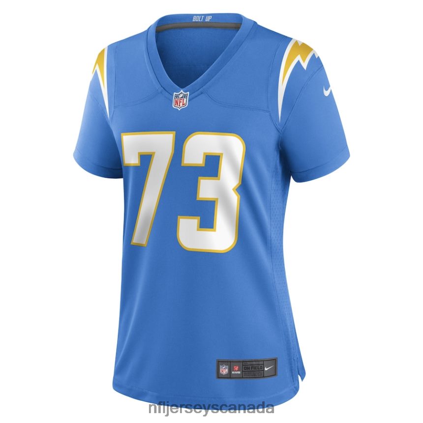 Women Los Angeles Chargers Foster Sarell Nike Powder Blue Game Player Jersey Clothing NFL TBXFR64698