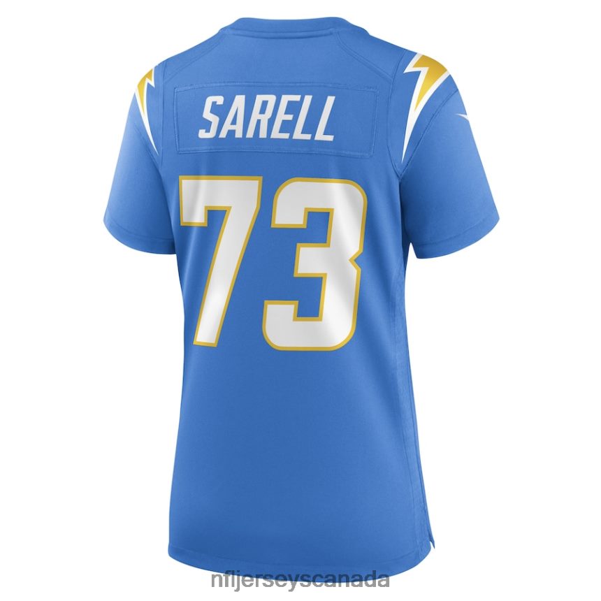 Women Los Angeles Chargers Foster Sarell Nike Powder Blue Game Player Jersey Clothing NFL TBXFR64698