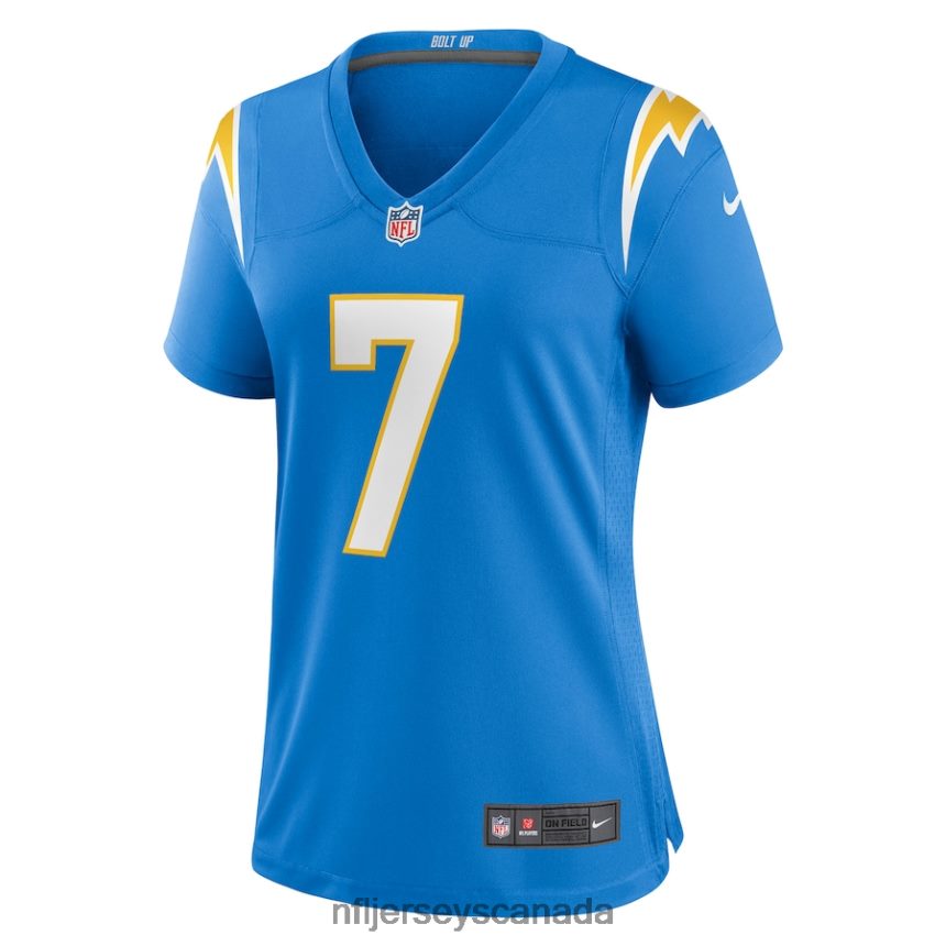 Women Los Angeles Chargers Gerald Everett Nike Powder Blue Player Game Jersey Clothing NFL TBXFR63819