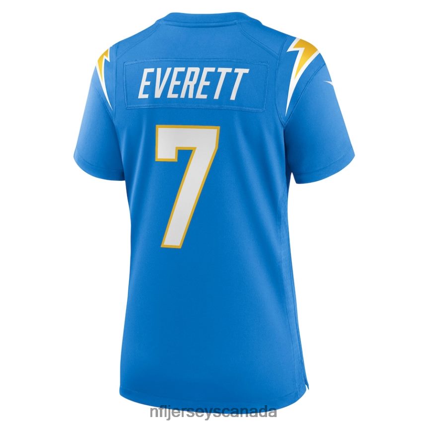 Women Los Angeles Chargers Gerald Everett Nike Powder Blue Player Game Jersey Clothing NFL TBXFR63819