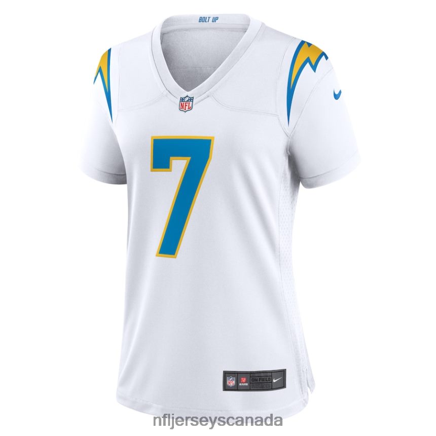 Women Los Angeles Chargers Gerald Everett Nike White Game Player Jersey Clothing NFL TBXFR64678