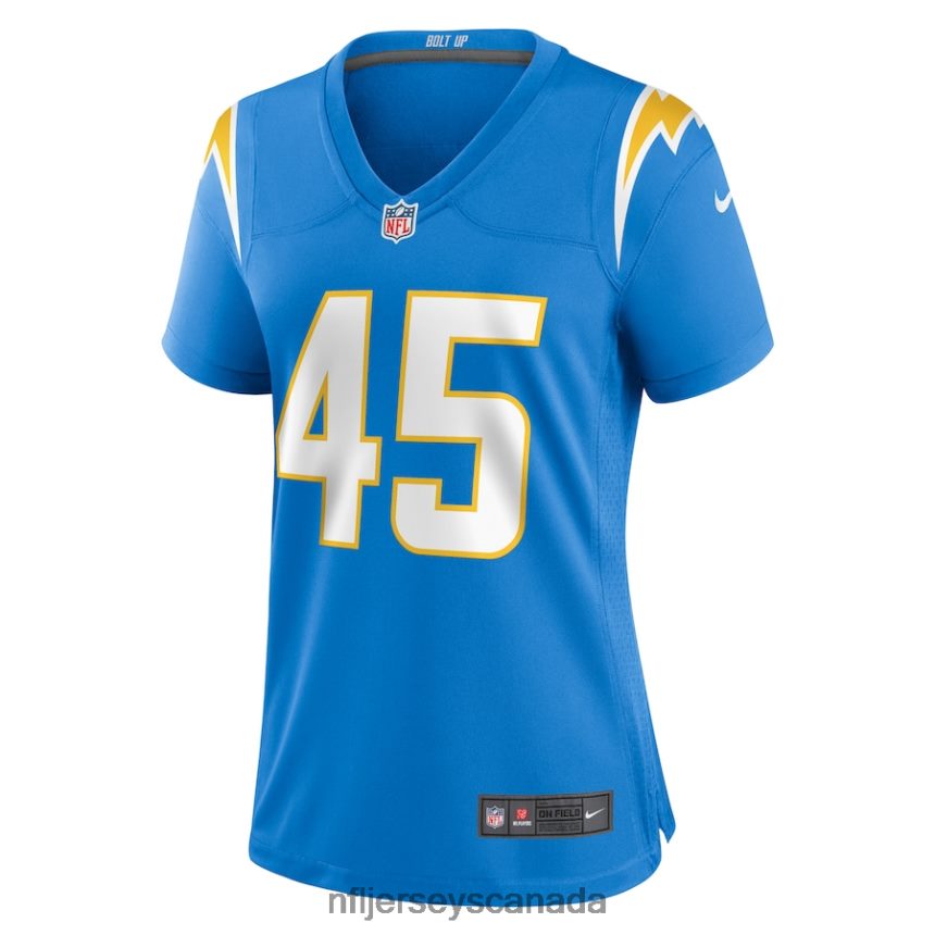 Women Los Angeles Chargers Jeremiah Attaochu Nike Powder Blue Home Game Player Jersey Clothing NFL TBXFR63441
