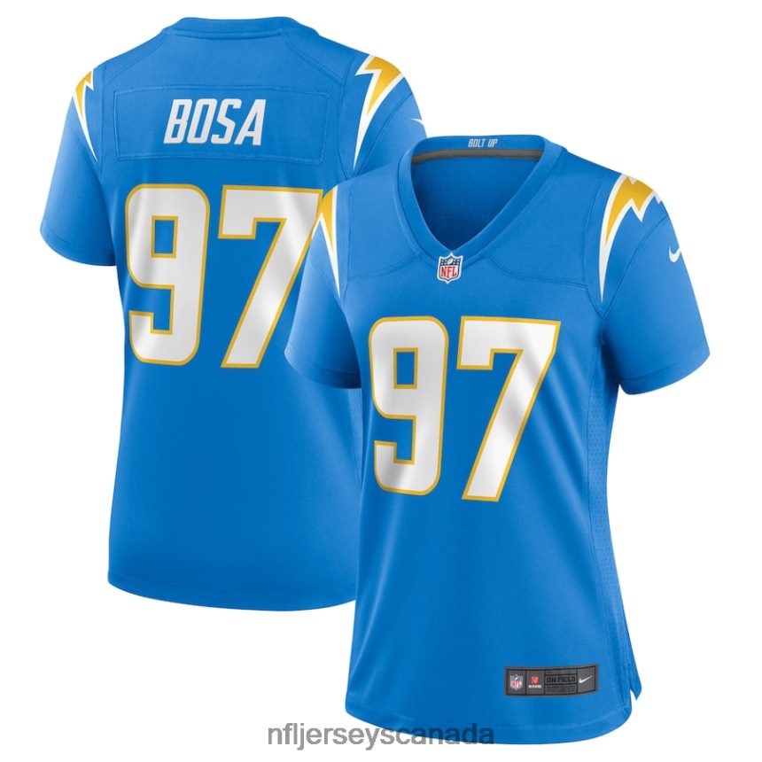 Women Los Angeles Chargers Joey Bosa Nike Powder Blue Game Jersey Clothing NFL TBXFR62921