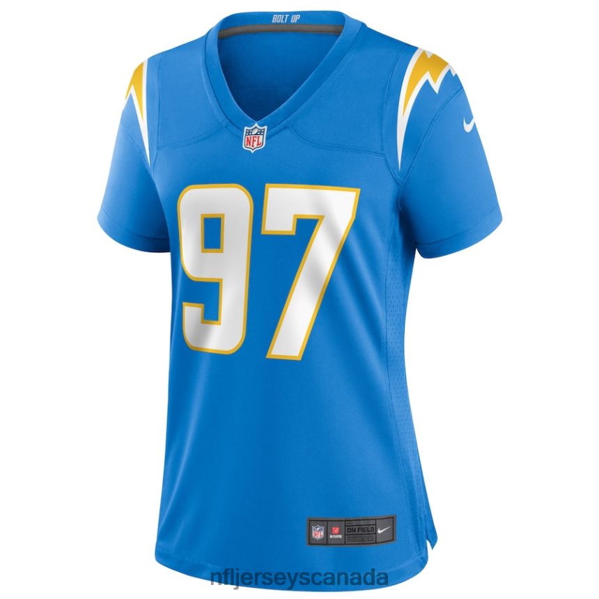 Women Los Angeles Chargers Joey Bosa Nike Powder Blue Game Jersey Clothing NFL TBXFR62921