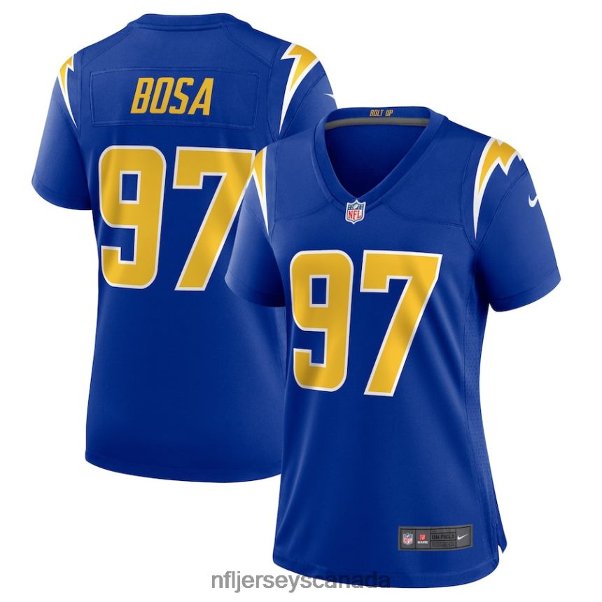 Women Los Angeles Chargers Joey Bosa Nike Royal 2nd Alternate Game Jersey Clothing NFL TBXFR66594