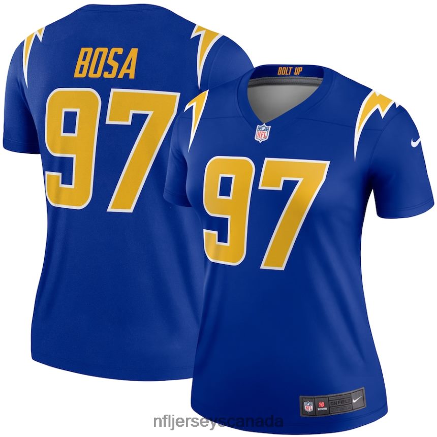 Women Los Angeles Chargers Joey Bosa Nike Royal 2nd Alternate Legend Jersey Clothing NFL TBXFR63048