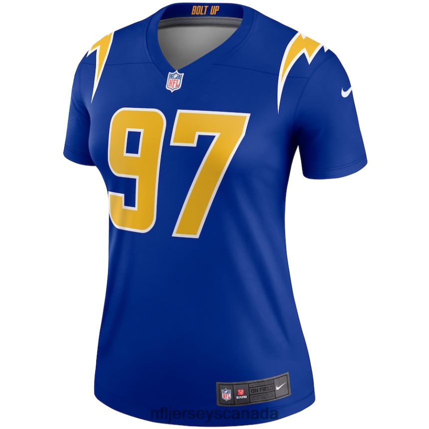 Women Los Angeles Chargers Joey Bosa Nike Royal 2nd Alternate Legend Jersey Clothing NFL TBXFR63048