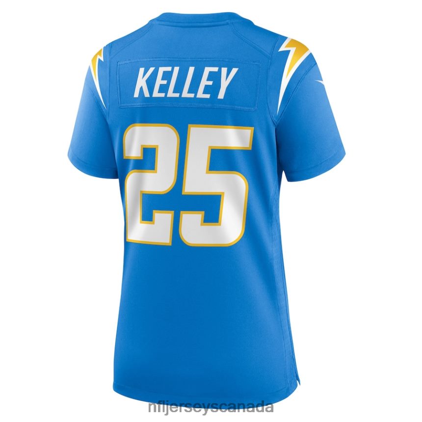 Women Los Angeles Chargers Joshua Kelley Nike Powder Blue Player Game Jersey Clothing NFL TBXFR64867