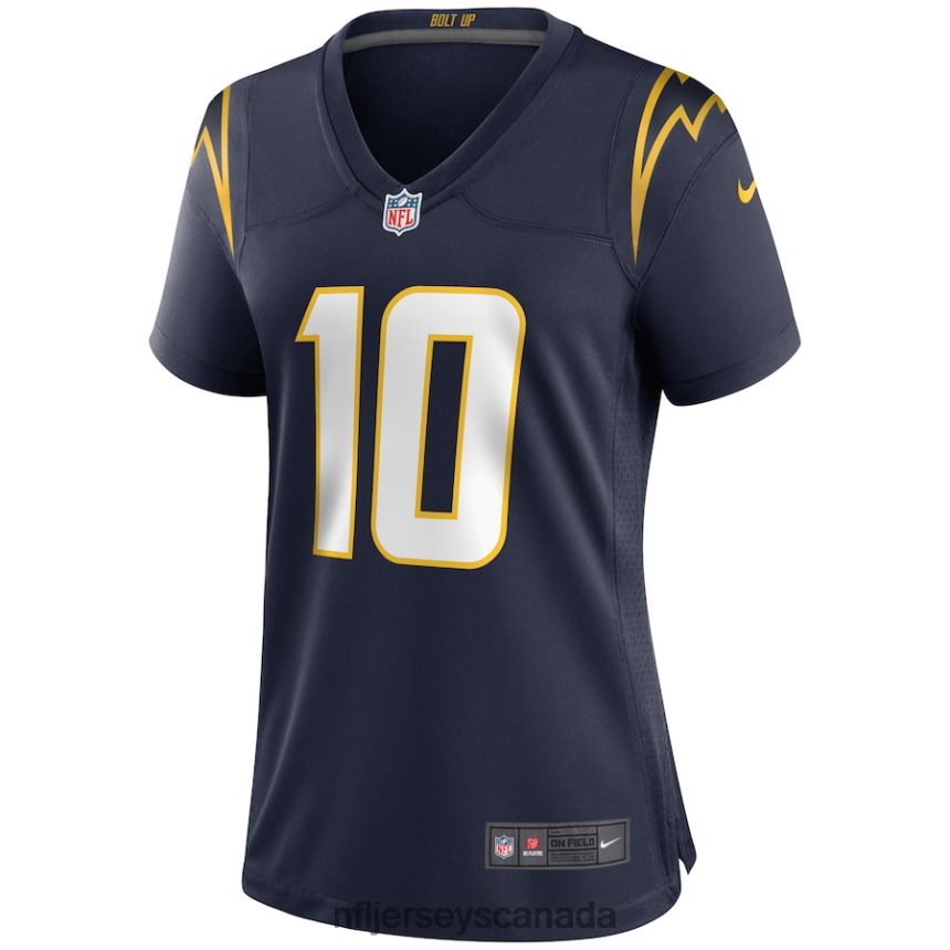 Women Los Angeles Chargers Justin Herbert Nike Navy Alternate Game Jersey Clothing NFL TBXFR61625