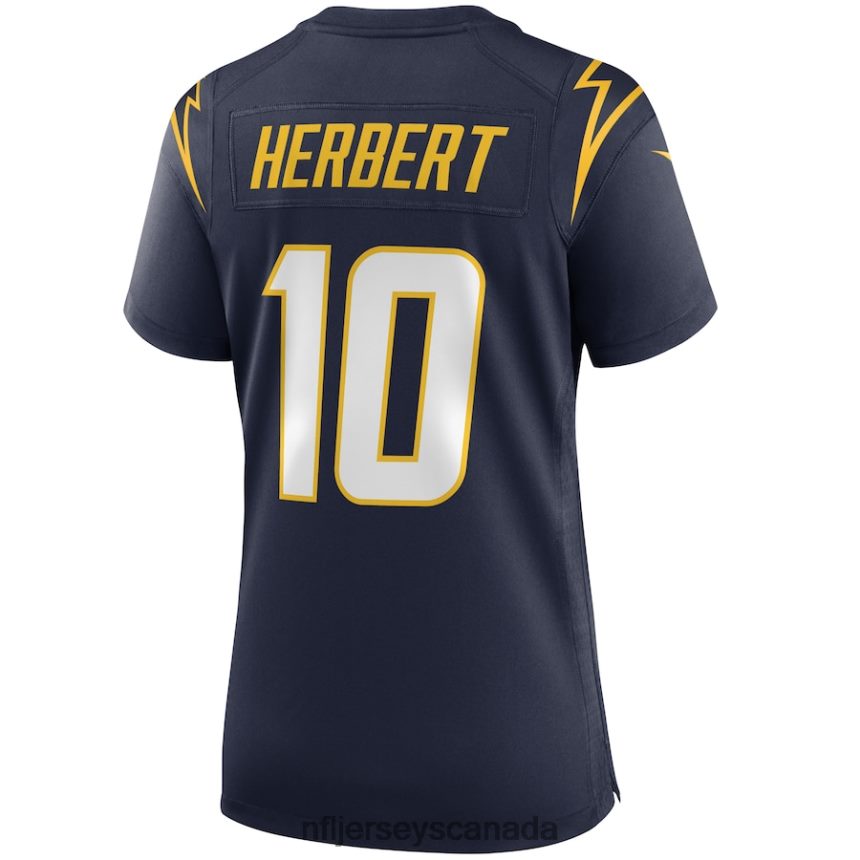 Women Los Angeles Chargers Justin Herbert Nike Navy Alternate Game Jersey Clothing NFL TBXFR61625