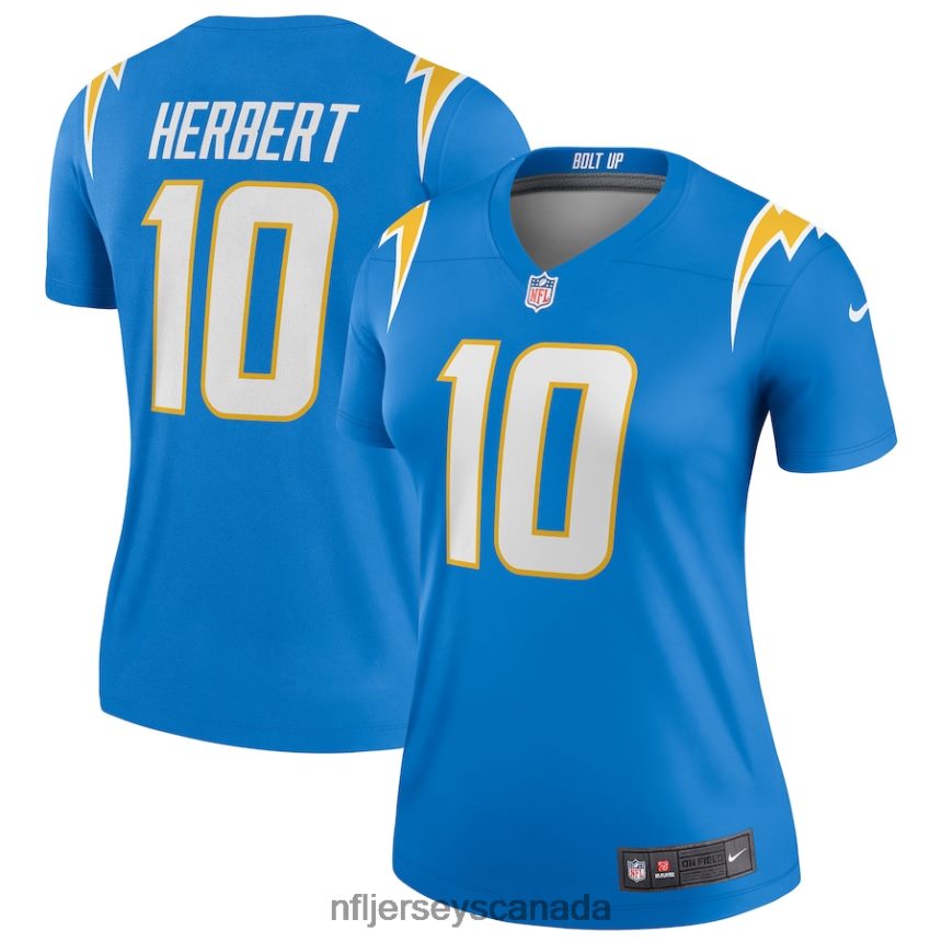 Women Los Angeles Chargers Justin Herbert Nike Powder Blue Legend Jersey Clothing NFL TBXFR6460