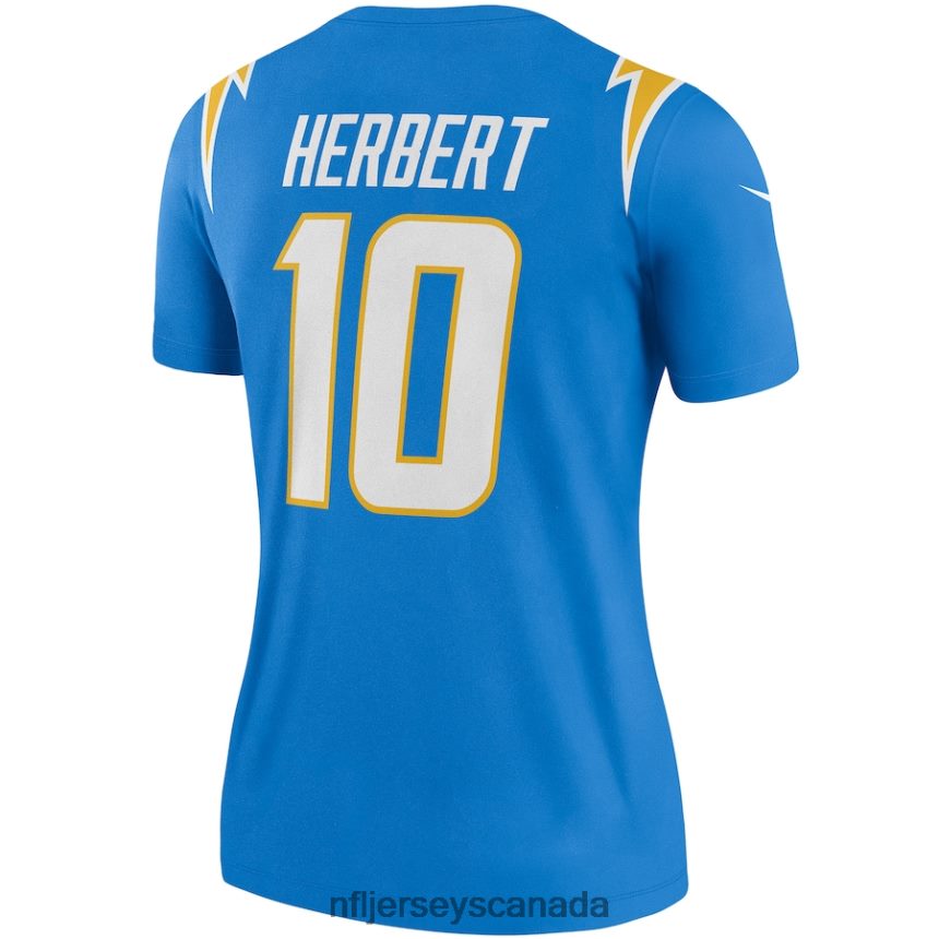 Women Los Angeles Chargers Justin Herbert Nike Powder Blue Legend Jersey Clothing NFL TBXFR6460