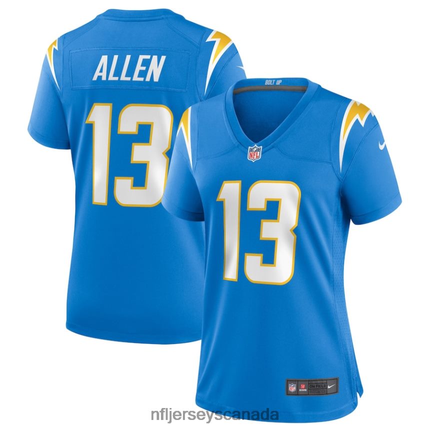Women Los Angeles Chargers Keenan Allen Nike Powder Blue Game Jersey Clothing NFL TBXFR63122