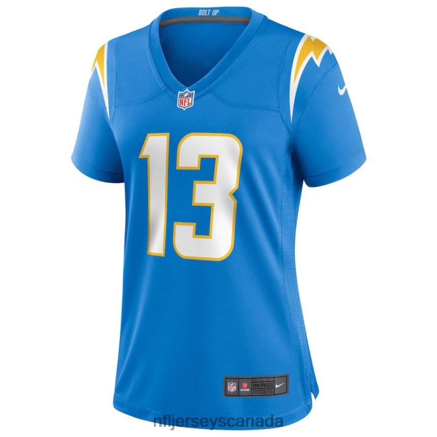 Women Los Angeles Chargers Keenan Allen Nike Powder Blue Game Jersey Clothing NFL TBXFR63122