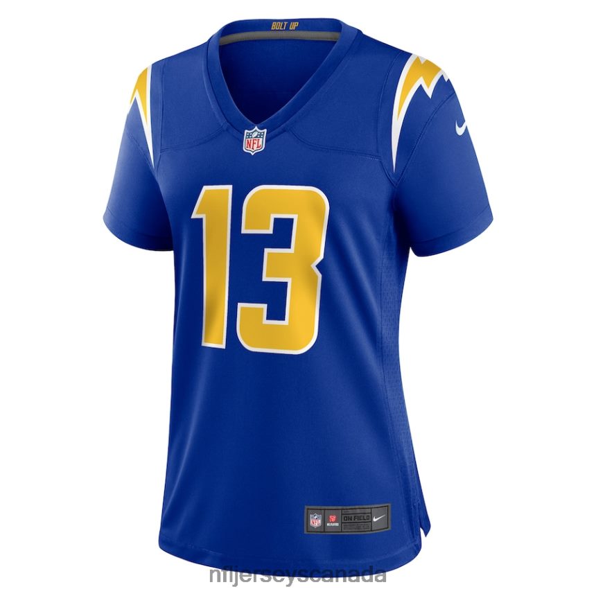 Women Los Angeles Chargers Keenan Allen Nike Royal Game Jersey Clothing NFL TBXFR63299