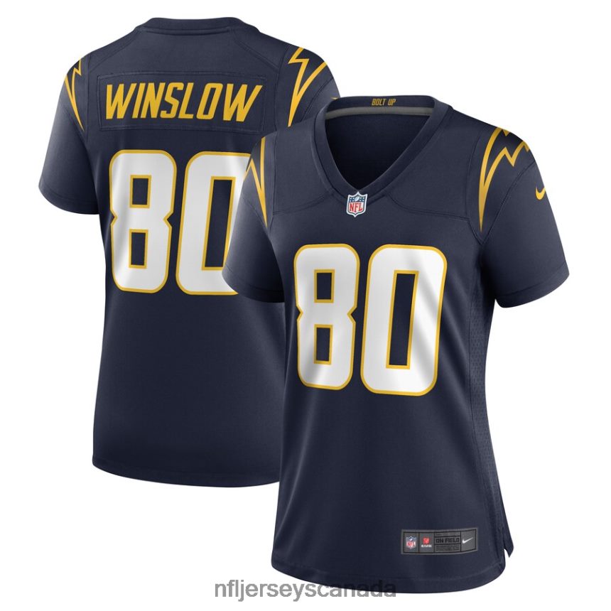 Women Los Angeles Chargers Kellen Winslow Nike Navy Retired Player Jersey Clothing NFL TBXFR67021