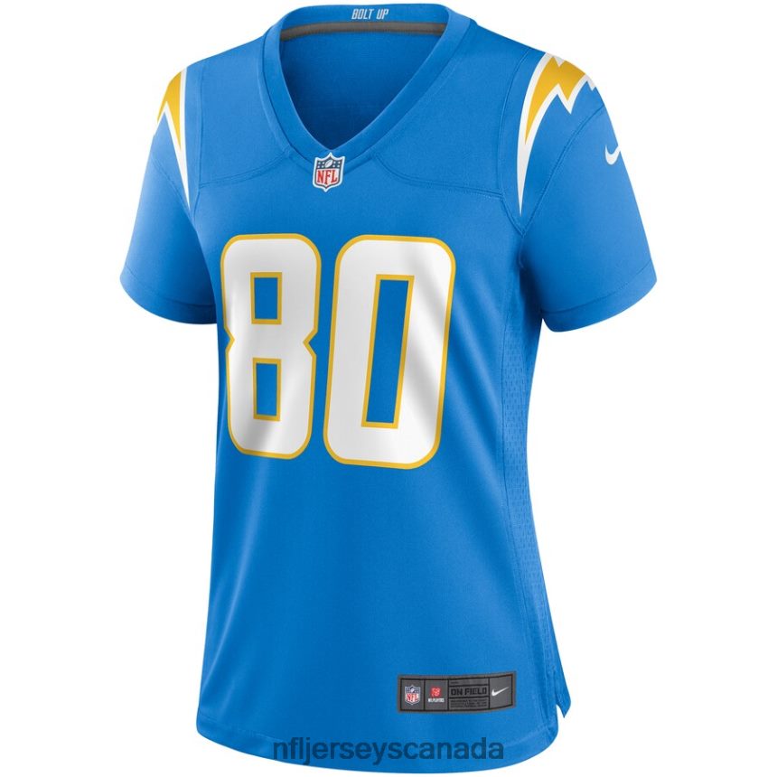 Women Los Angeles Chargers Kellen Winslow Nike Powder Blue Game Retired Player Jersey Clothing NFL TBXFR66577