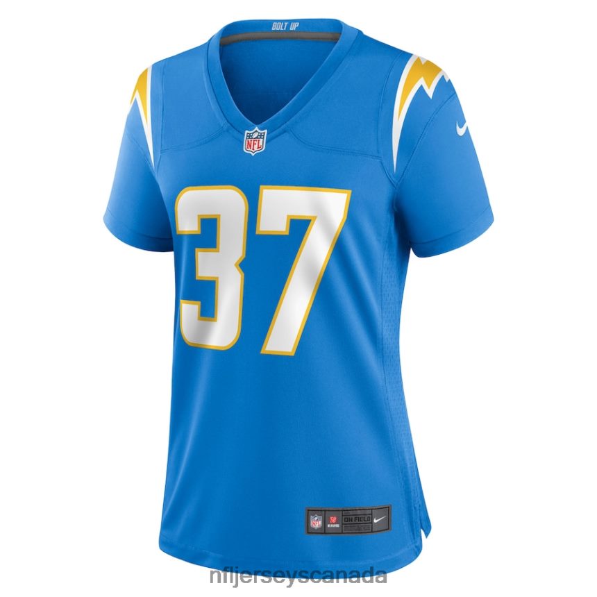 Women Los Angeles Chargers Kemon Hall Nike Powder Blue Nike Game Jersey Clothing NFL TBXFR67040