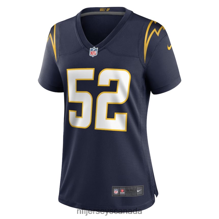 Women Los Angeles Chargers Khalil Mack Nike Navy Alternate Game Jersey Clothing NFL TBXFR66060
