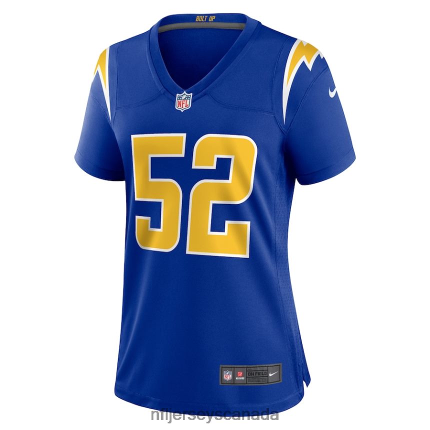 Women Los Angeles Chargers Khalil Mack Nike Royal Alternate Game Jersey Clothing NFL TBXFR66604