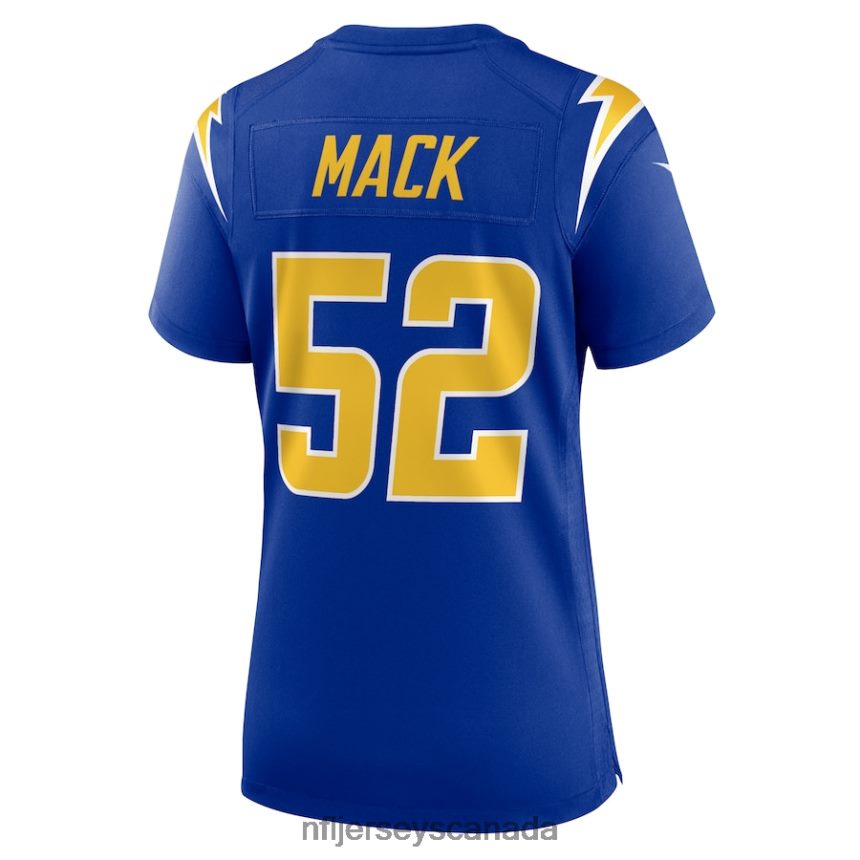 Women Los Angeles Chargers Khalil Mack Nike Royal Alternate Game Jersey Clothing NFL TBXFR66604