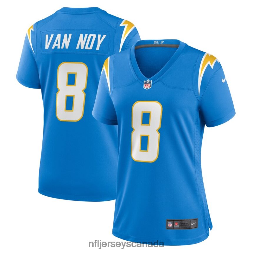 Women Los Angeles Chargers Kyle Van Noy Nike Powder Blue Player Game Jersey Clothing NFL TBXFR66614