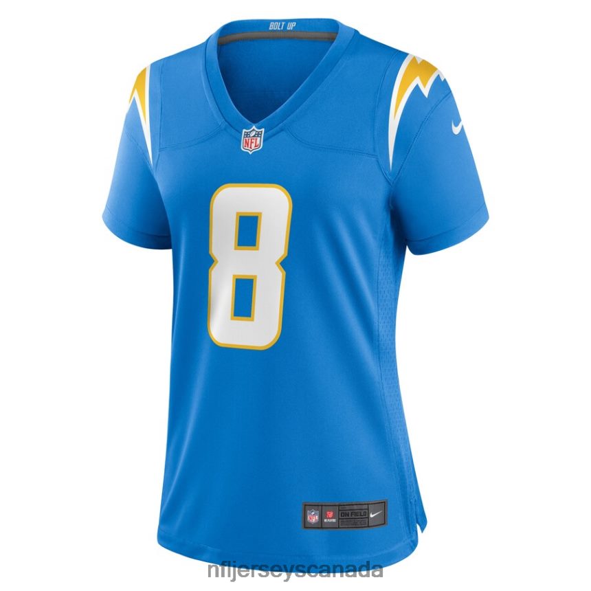 Women Los Angeles Chargers Kyle Van Noy Nike Powder Blue Player Game Jersey Clothing NFL TBXFR66614