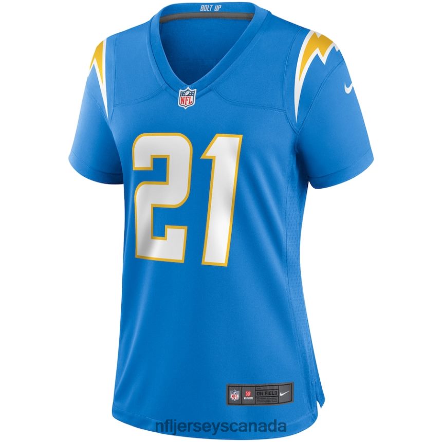Women Los Angeles Chargers LaDainian Tomlinson Nike Powder Blue Game Retired Player Jersey Clothing NFL TBXFR64859