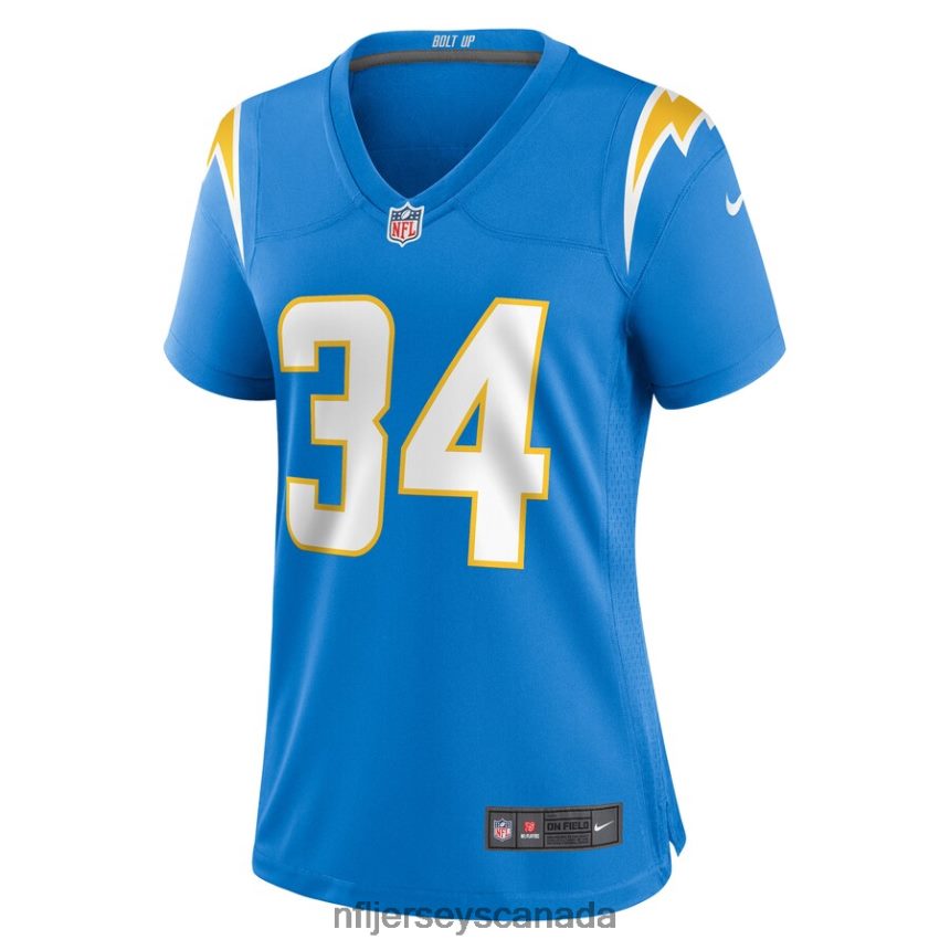 Women Los Angeles Chargers Larry Rountree III Nike Powder Blue Player Game Jersey Clothing NFL TBXFR66752