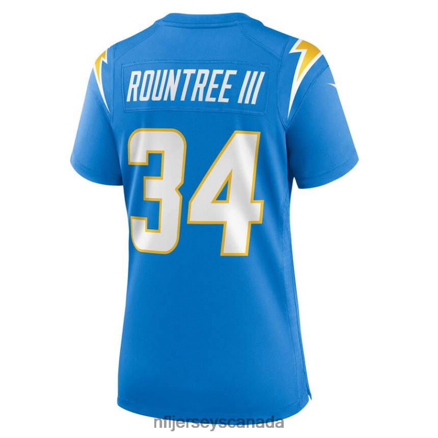 Women Los Angeles Chargers Larry Rountree III Nike Powder Blue Player Game Jersey Clothing NFL TBXFR66752