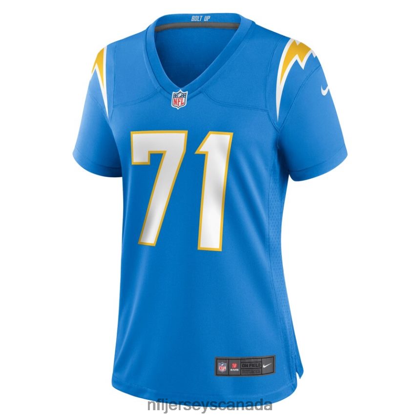 Women Los Angeles Chargers Matt Feiler Nike Powder Blue Game Player Jersey Clothing NFL TBXFR66622