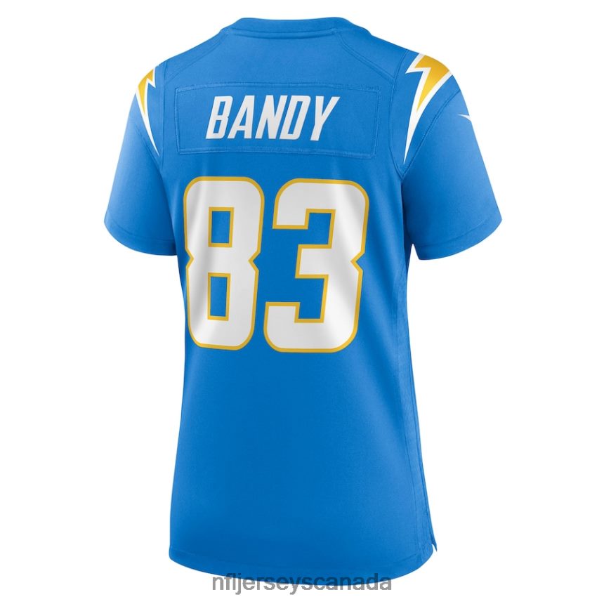 Women Los Angeles Chargers Michael Bandy Nike Powder Blue Player Game Jersey Clothing NFL TBXFR66601