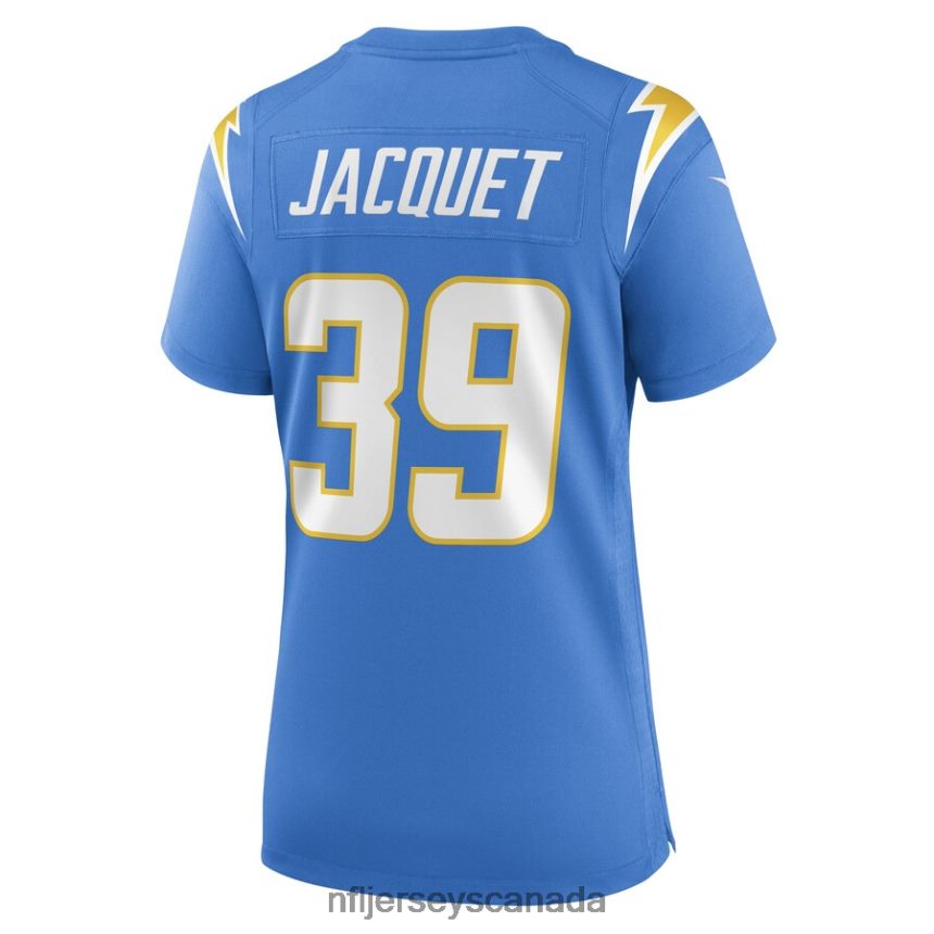 Women Los Angeles Chargers Michael Jacquet Nike Powder Blue Game Player Jersey Clothing NFL TBXFR66611