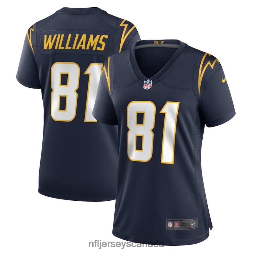 Women Los Angeles Chargers Mike Williams Nike Navy Alternate Team Game Jersey Clothing NFL TBXFR63262