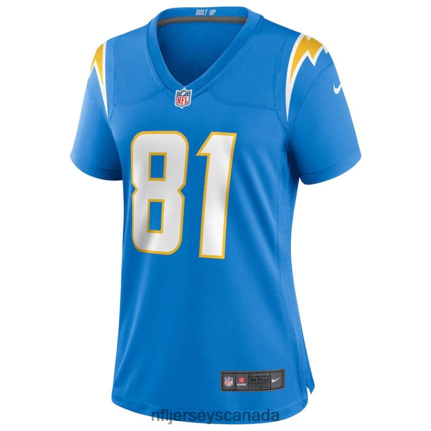 Women Los Angeles Chargers Mike Williams Nike Powder Blue Game Jersey Clothing NFL TBXFR64222