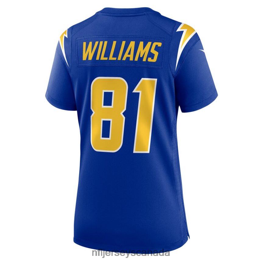 Women Los Angeles Chargers Mike Williams Nike Royal Game Jersey Clothing NFL TBXFR66521