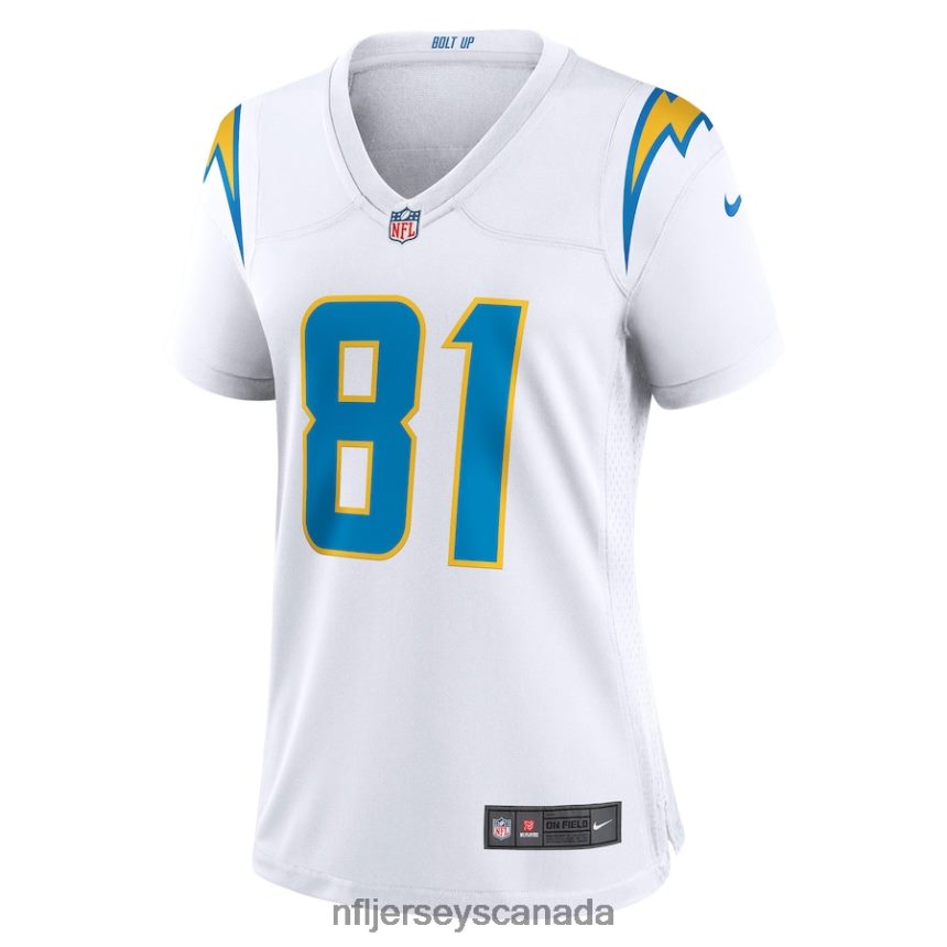 Women Los Angeles Chargers Mike Williams Nike White Game Jersey Clothing NFL TBXFR63263