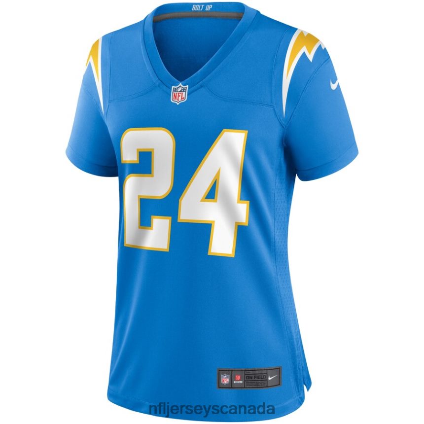Women Los Angeles Chargers Nasir Adderley Nike Powder Blue Game Jersey Clothing NFL TBXFR65679
