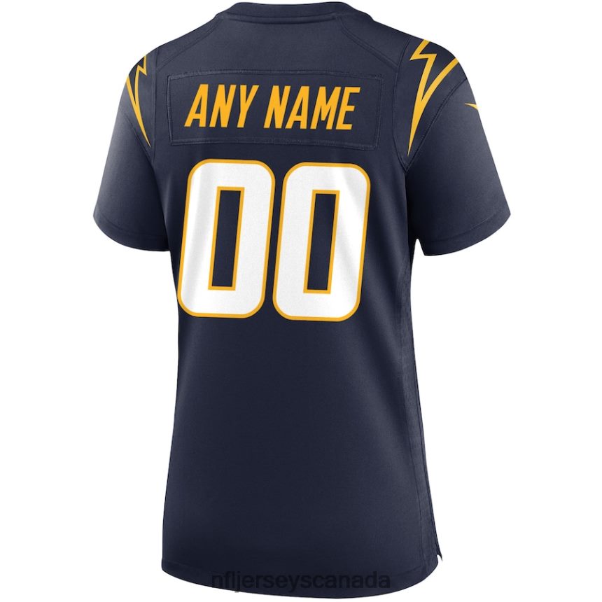 Women Los Angeles Chargers Nike Navy Alternate Custom Game Jersey Clothing NFL TBXFR61502