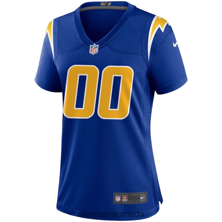 Women Los Angeles Chargers Nike Royal Alternate Custom Game Jersey Clothing NFL TBXFR61962