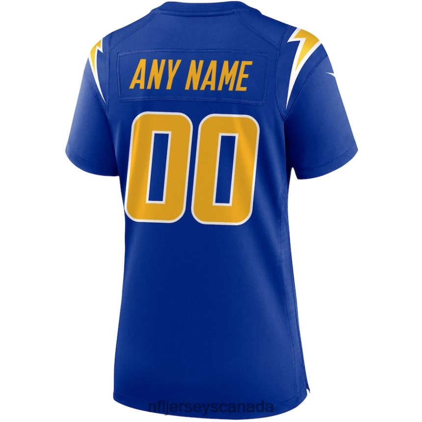 Women Los Angeles Chargers Nike Royal Alternate Custom Game Jersey Clothing NFL TBXFR61962
