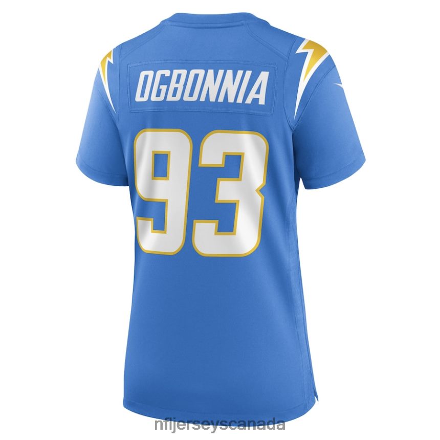 Women Los Angeles Chargers Otito Ogbonnia Nike Powder Blue Game Player Jersey Clothing NFL TBXFR66544