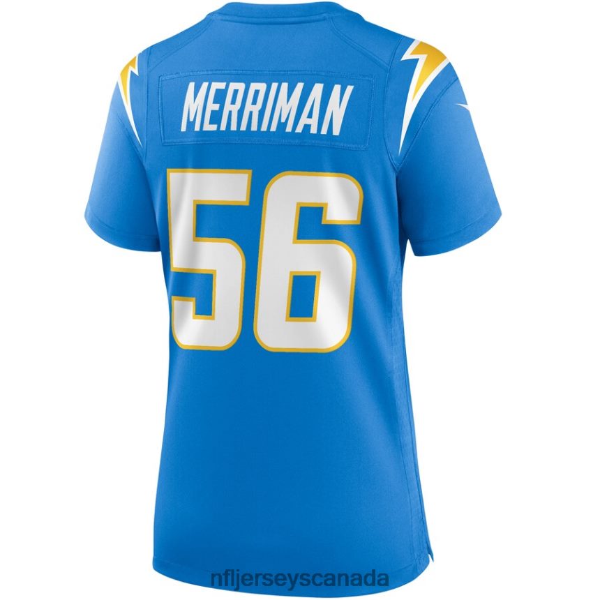 Women Los Angeles Chargers Shawne Merriman Nike Powder Blue Game Retired Player Jersey Clothing NFL TBXFR66330