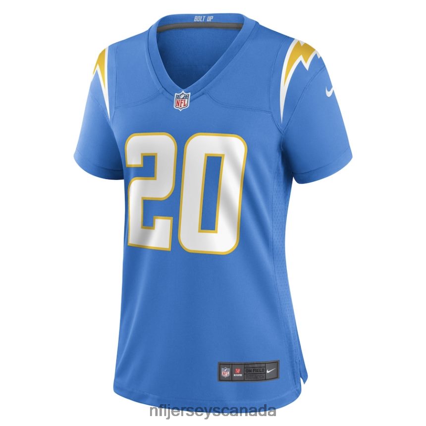 Women Los Angeles Chargers Sony Michel Nike Powder Blue Game Player Jersey Clothing NFL TBXFR64854