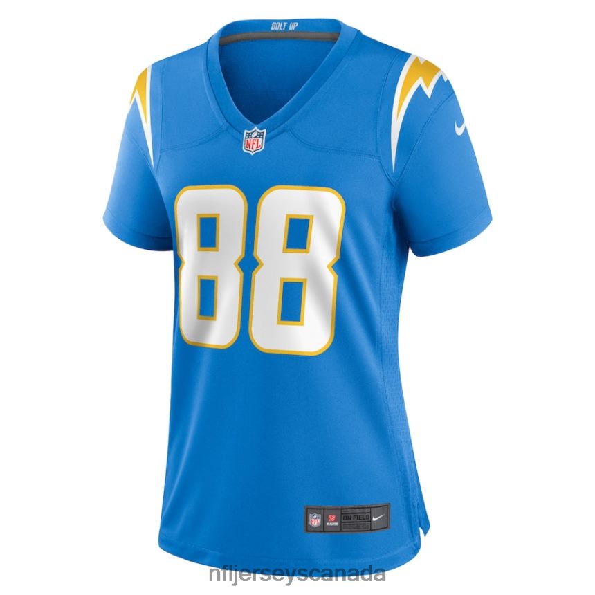 Women Los Angeles Chargers Tre McKitty Nike Powder Blue Nike Game Jersey Clothing NFL TBXFR64690