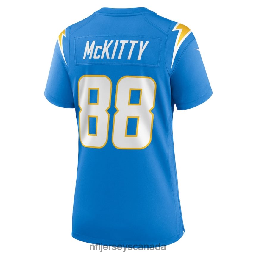 Women Los Angeles Chargers Tre McKitty Nike Powder Blue Nike Game Jersey Clothing NFL TBXFR64690