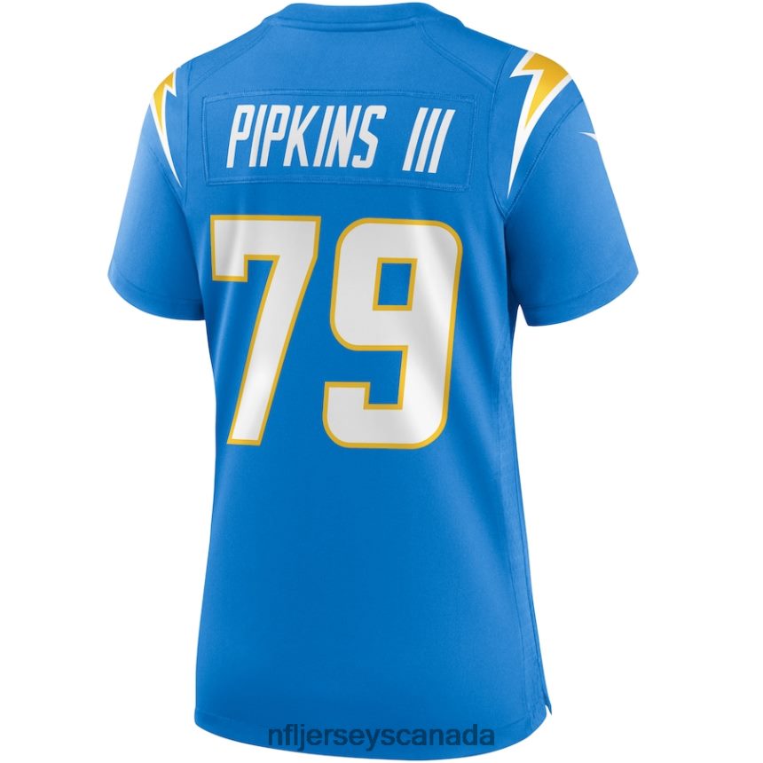 Women Los Angeles Chargers Trey Pipkins III Nike Powder Blue Game Jersey Clothing NFL TBXFR66345