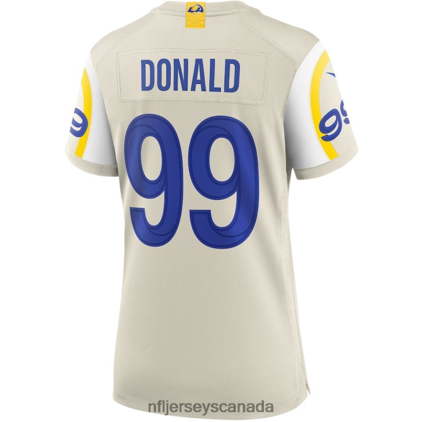 Women Los Angeles Rams Aaron Donald Nike Bone Player Game Jersey Clothing NFL TBXFR63289