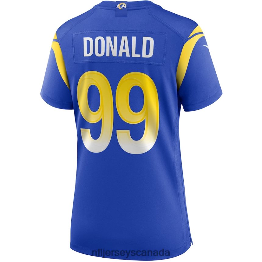 Women Los Angeles Rams Aaron Donald Nike Royal Game Jersey Clothing NFL TBXFR63177