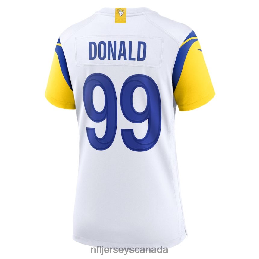 Women Los Angeles Rams Aaron Donald Nike White Alternate Player Game Jersey Clothing NFL TBXFR62115